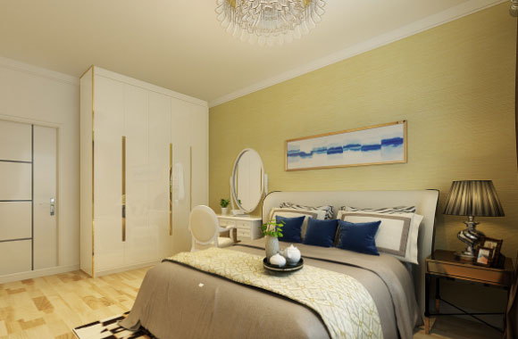 现代风格三房装修效果图