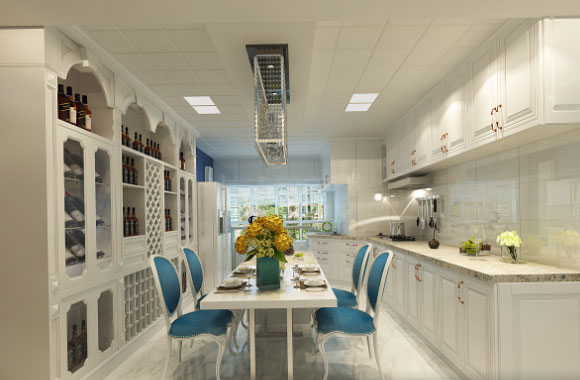 现代风格三房装修效果图