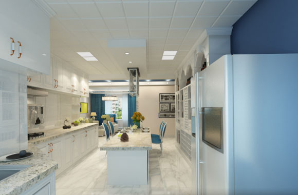 现代风格三房装修效果图