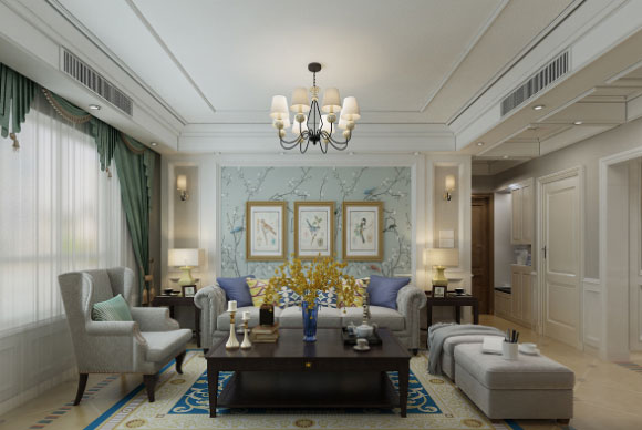 美式风格三房装修