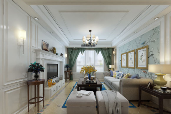 美式风格三房装修