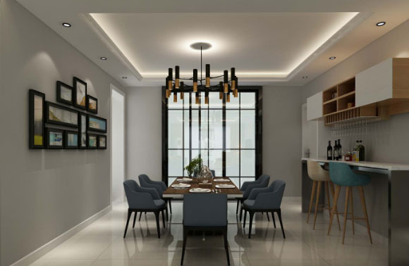 轻奢风格装修设计效果图