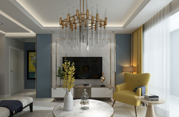 轻奢风格装修设计效果图