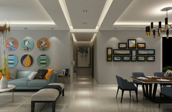 轻奢风格装修设计效果图