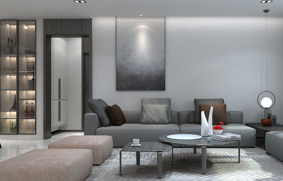 高级灰轻奢风装修案例