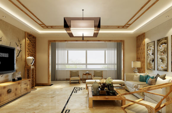新中式风格三房装修