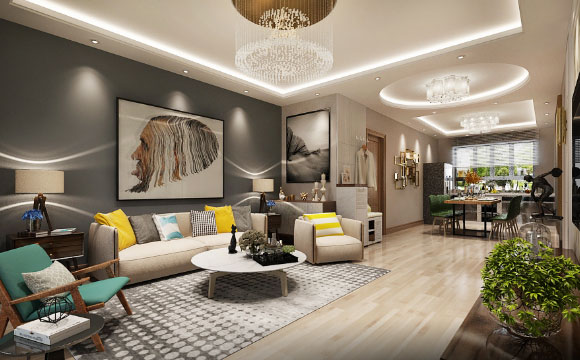 现代风格三房装修