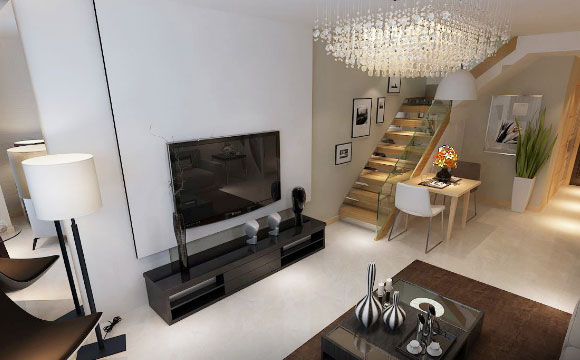 简约风格复式公寓装修