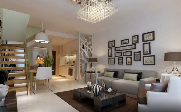 简约风格复式公寓装修