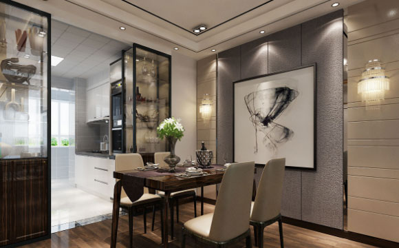 现代风格两房装修