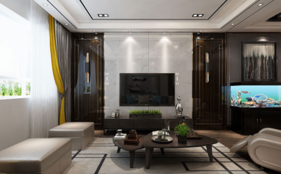 现代风格两房装修