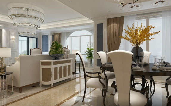 现代美式风格装修效果图