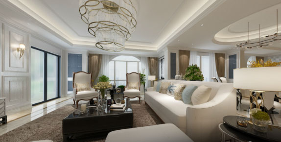 现代美式风格装修效果图