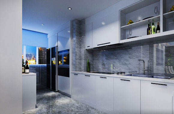 现代风格三房装修效果图