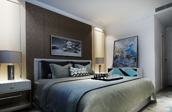 现代风格三房装修效果图