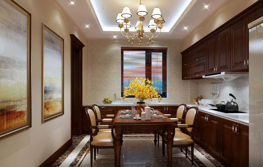 美式风格三房装修