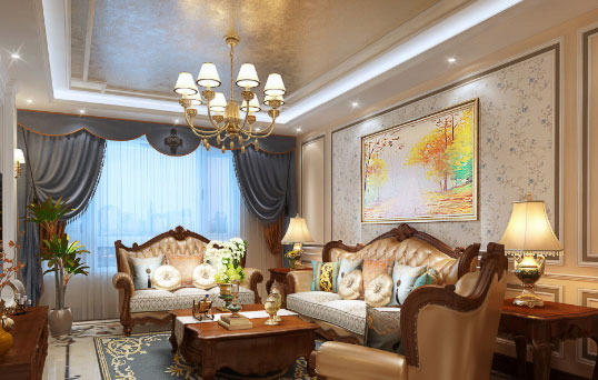 美式风格三房装修