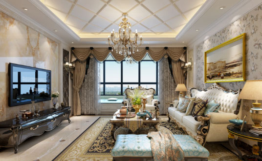 欧式风格三房装修