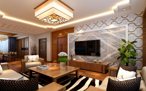 新中式风格三房装修