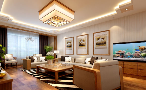 新中式风格三房装修