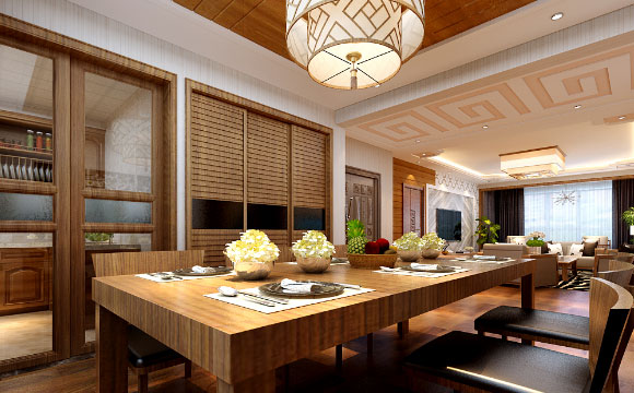 新中式风格三房装修