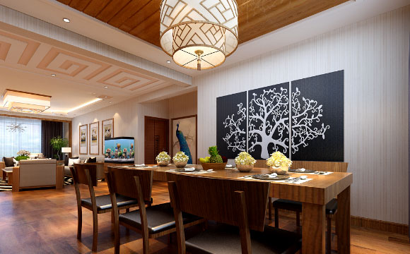 新中式风格三房装修