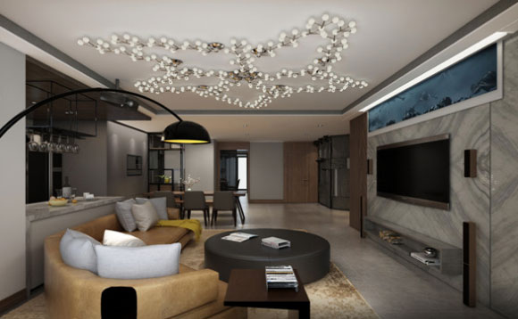 现代风格三房装修