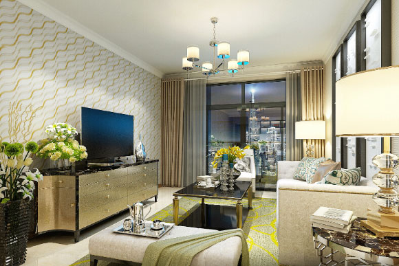 现代风格两房装修设计