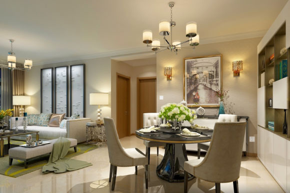 现代风格两房装修设计