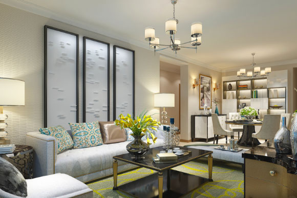 现代风格两房装修设计