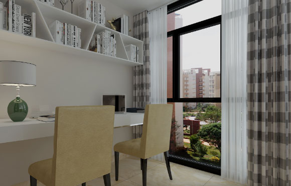 现代风格两房装修设计