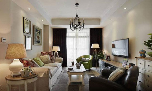 美式田园风格三房装修