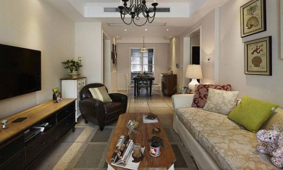 美式田园风格三房装修