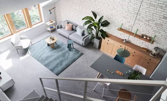 客餐厅一体装修