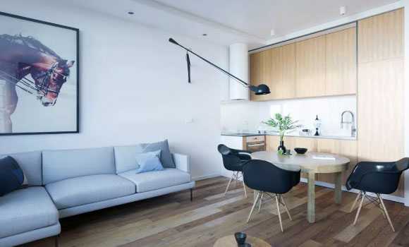 客餐厅一体装修