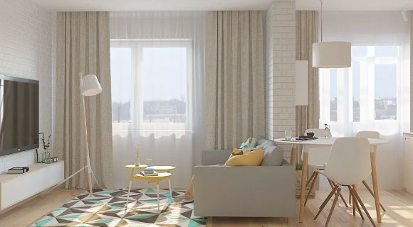 客餐厅一体装修