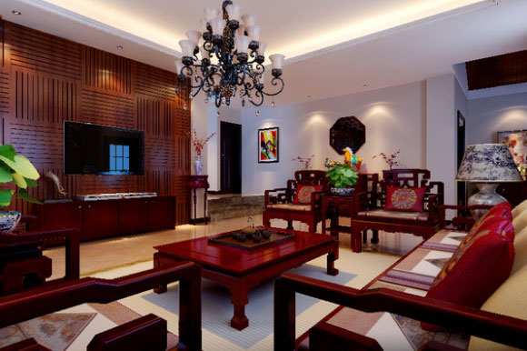 中式风格装修效果图