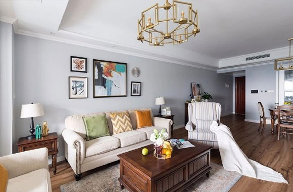 简美风格三房装修