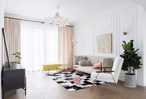 现代法式风格三房装修