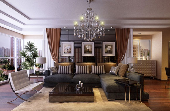 现代风格三房装修