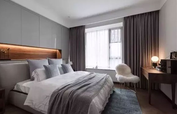 卧室床头背景墙装修