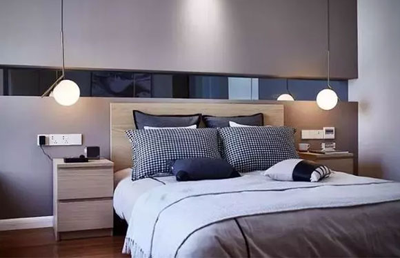 卧室床头背景墙装修