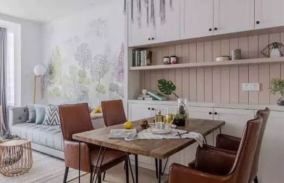 客厅餐厅一体装修