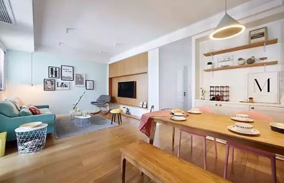 客厅餐厅一体装修