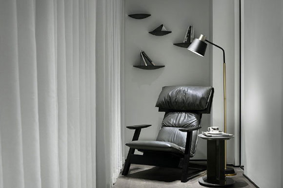 黑白色家居空间设计