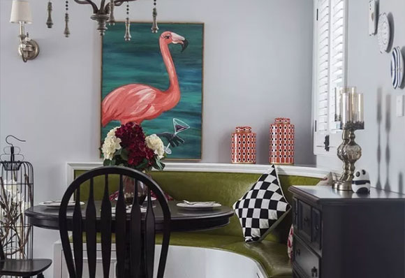 卡座式餐厅装修