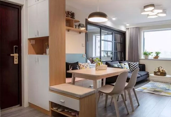 卡座式餐厅装修