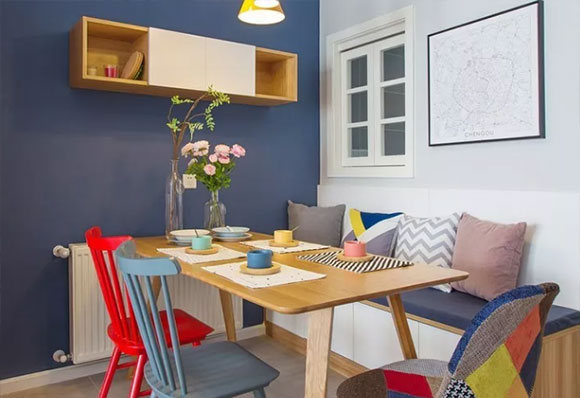 卡座式餐厅装修