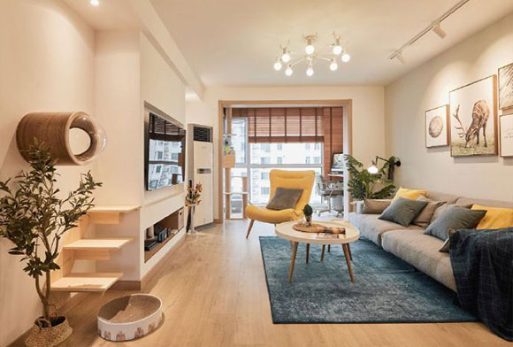 北欧风复式房装修
