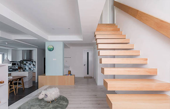 北欧风复式房装修